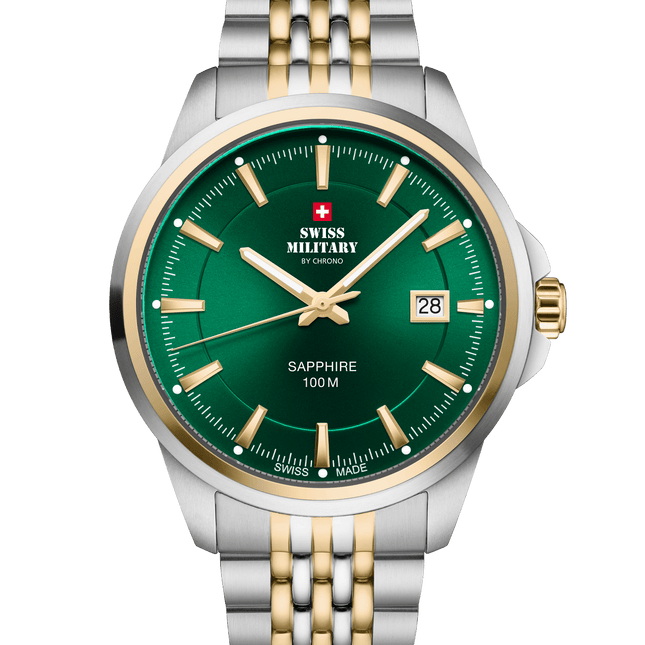Swiss Military SM34104.06 – Classic Steel Watch for Men image 0