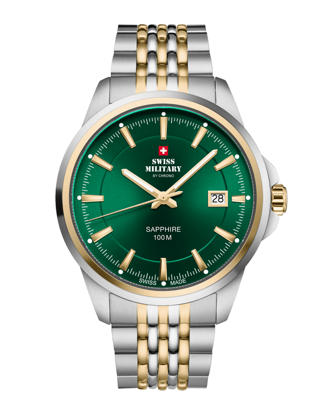 Swiss Military SM34104.06 – Classic Steel Watch for Men image 0