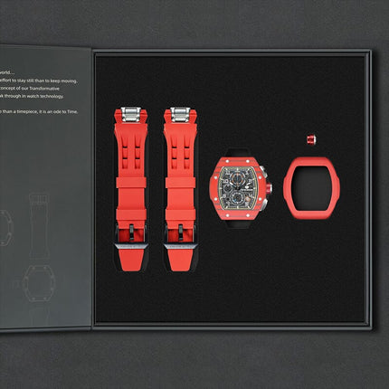 TSAR BOMBA Interchangeable Calendar Watch TB8214 Twin Set