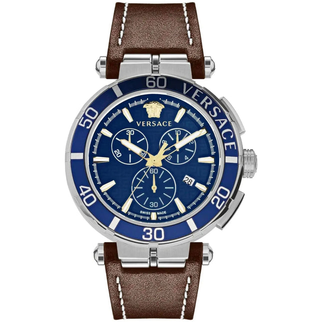 Versace Men's Greca Chronograph 45mm Watch image 0