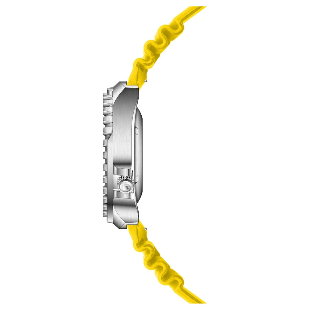 RIEDENSCHILD PRECISION INSRUMENTS GERMANY Divers Taucheruhr 1000m Helium Valve Watch Yellow image 4