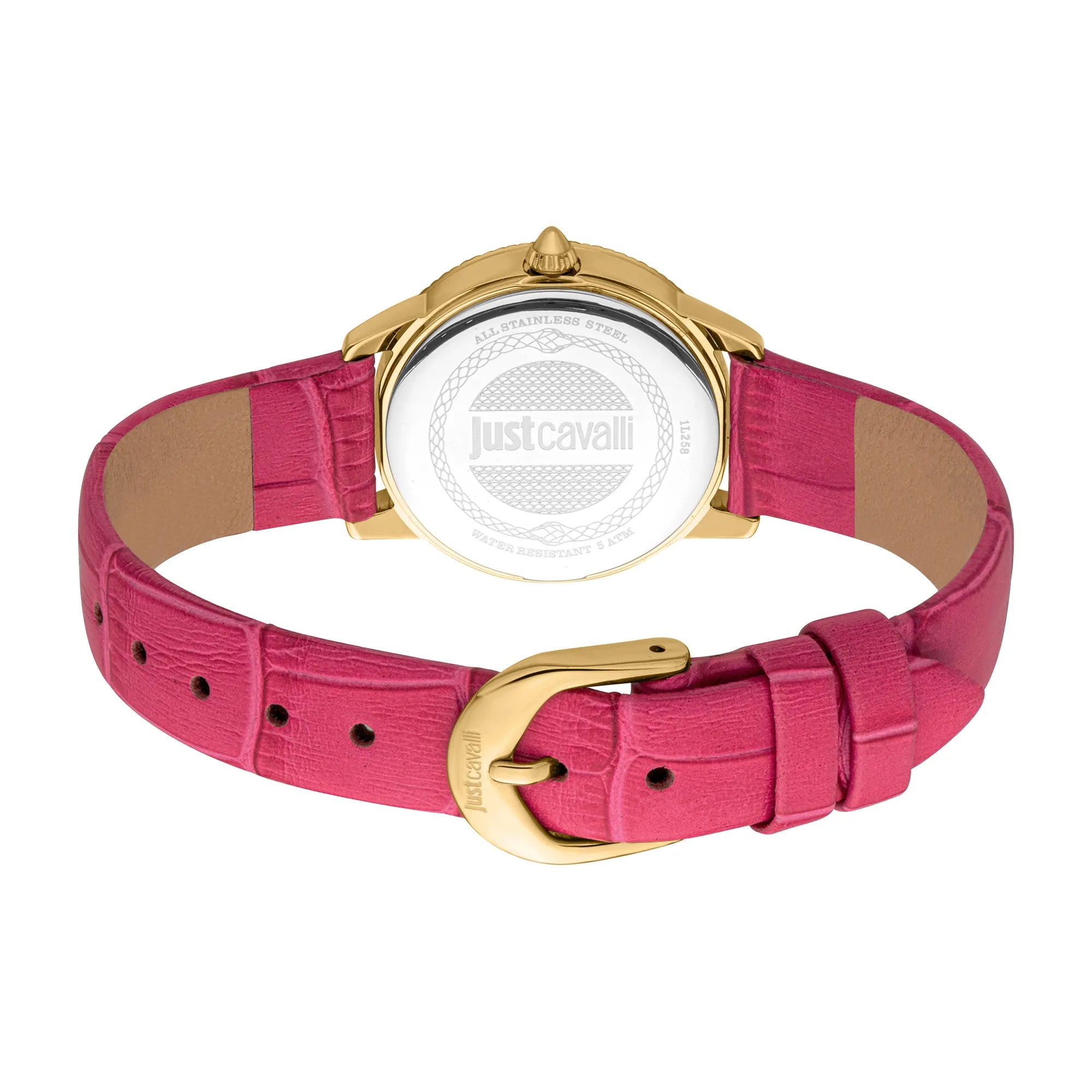 Just Cavalli Glam Chic Daydreamer Leather Pink YG image 1