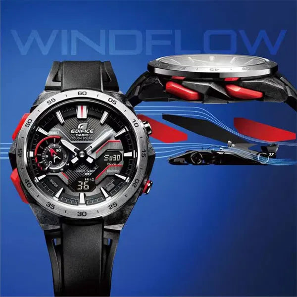 CASIO Men's Edifice Windflow Bluetooth Solar Watch image 3