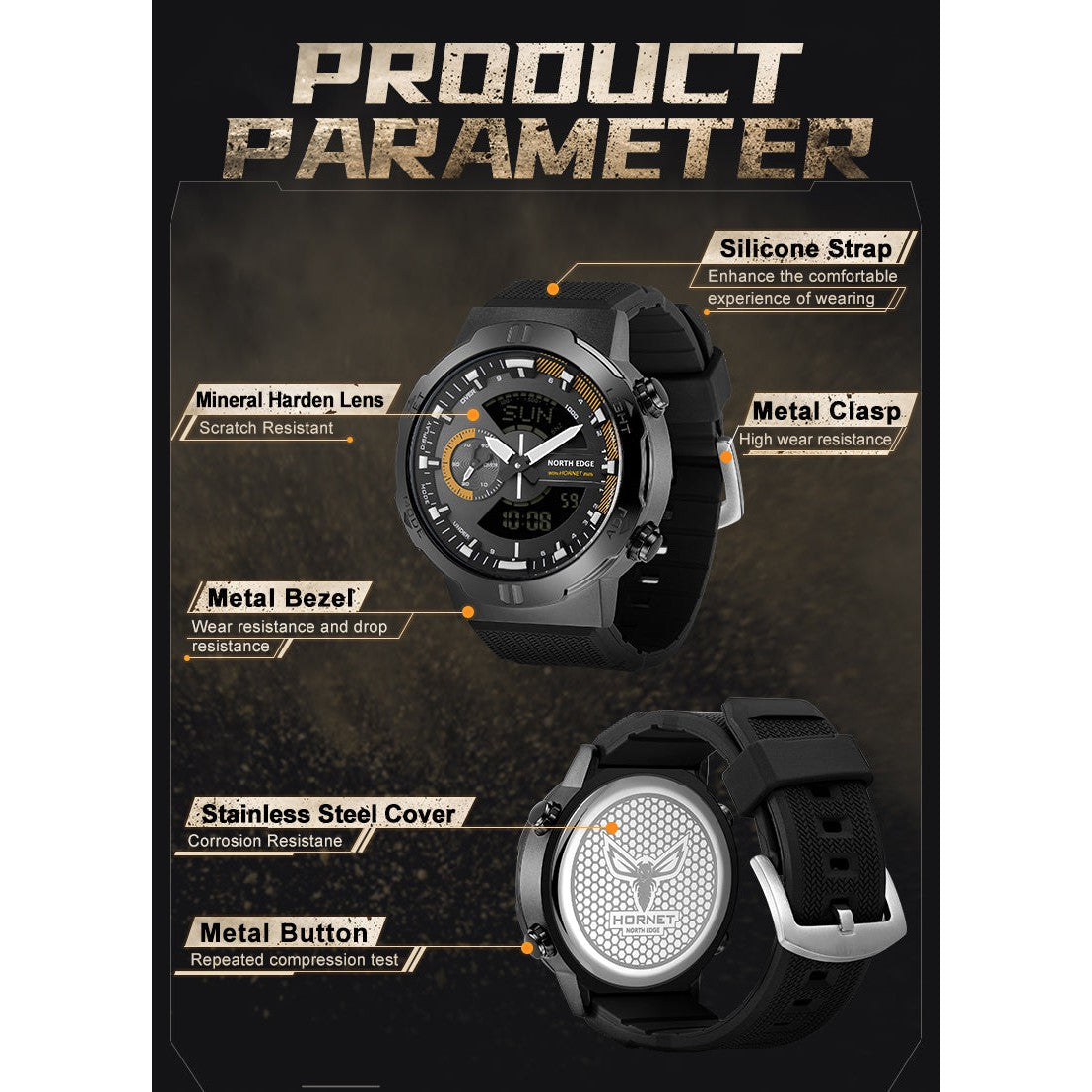 NORTH EDGE Tactical Hornet Watch