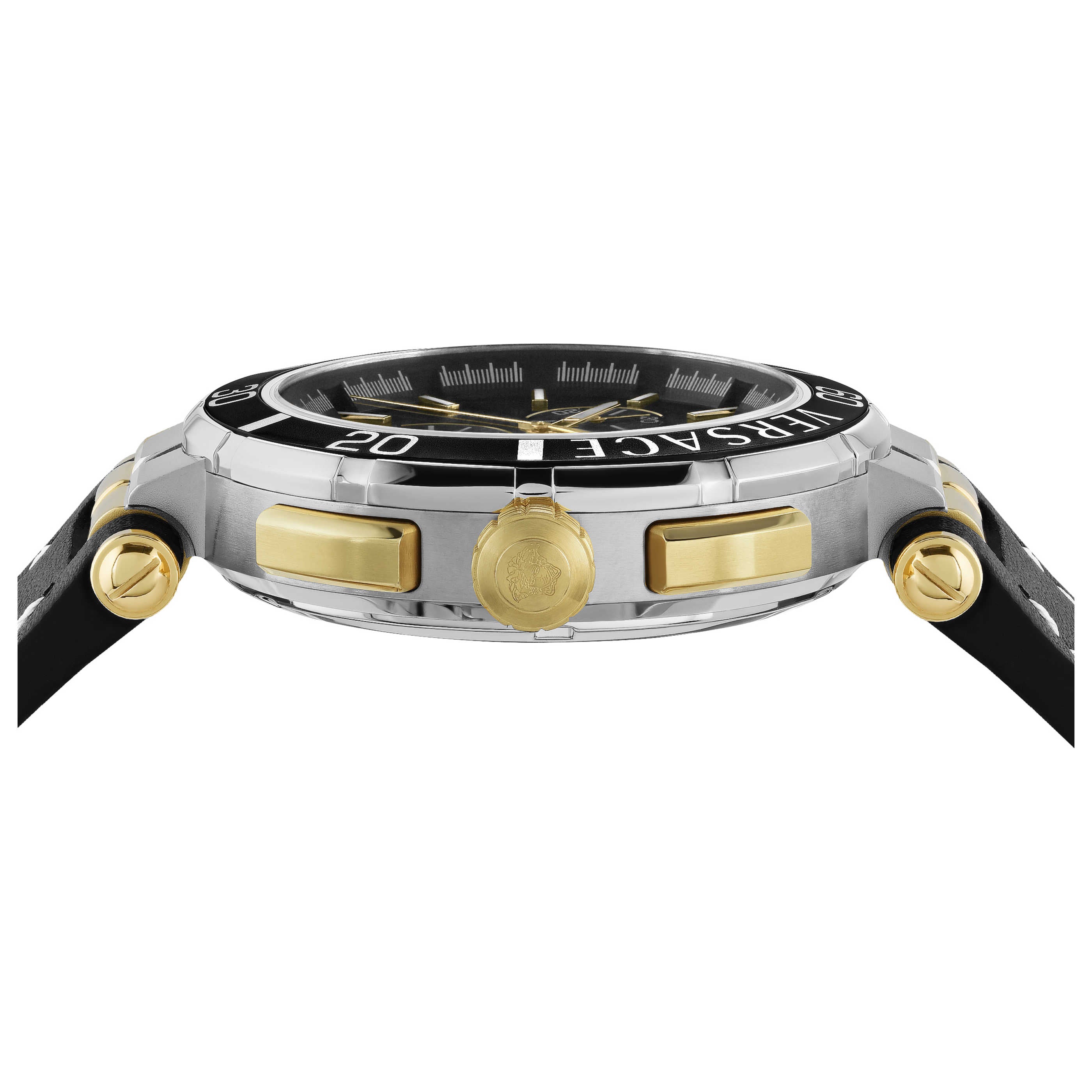 Versace Men's Watch 45mm Greca Chronograph Black image 2