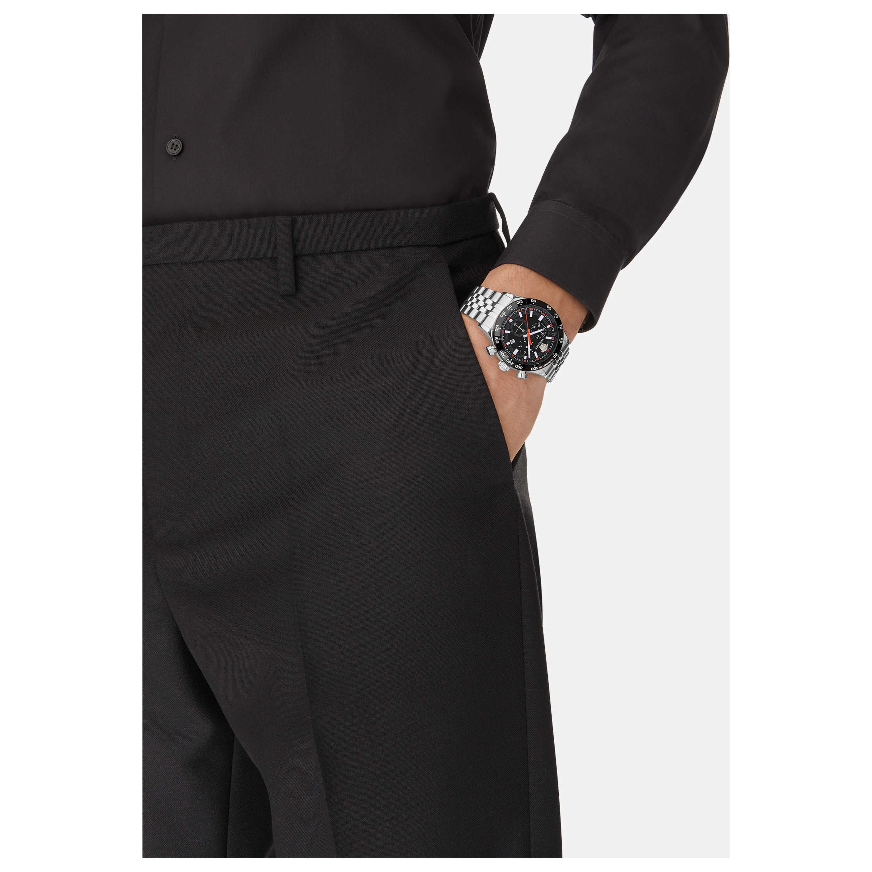 Versace Men's Hellenyium Chronograph Bracelet Watch image 3