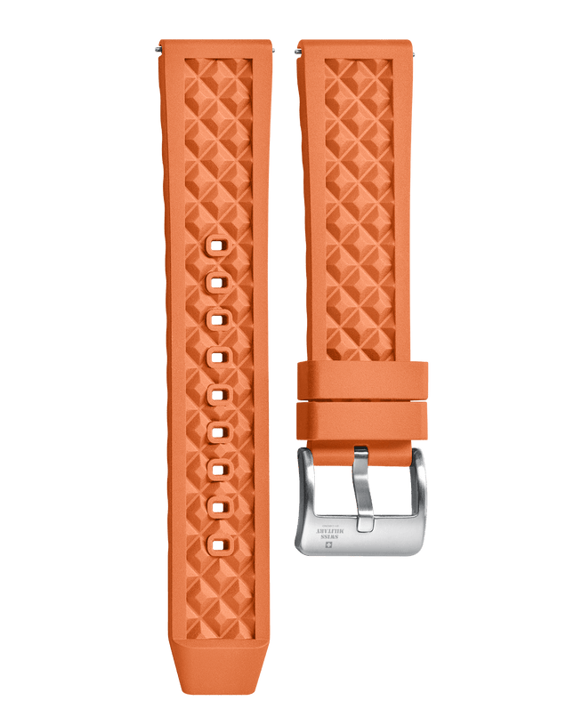 Swiss Military B.A14092.05 – Orange Rubber Strap image 0