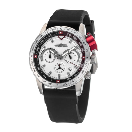 THUNDERBIRDS Aircraft Ejector Tachy Chronograph Silicone Strap Watch image 0