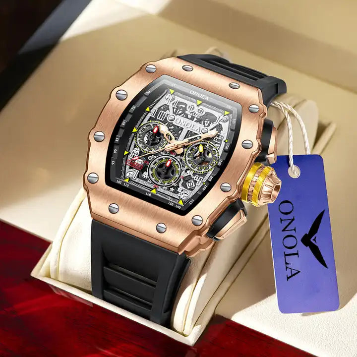 ONOLA Grande Prix Shanghai AUTOMATIC Chronograph Watch image 16