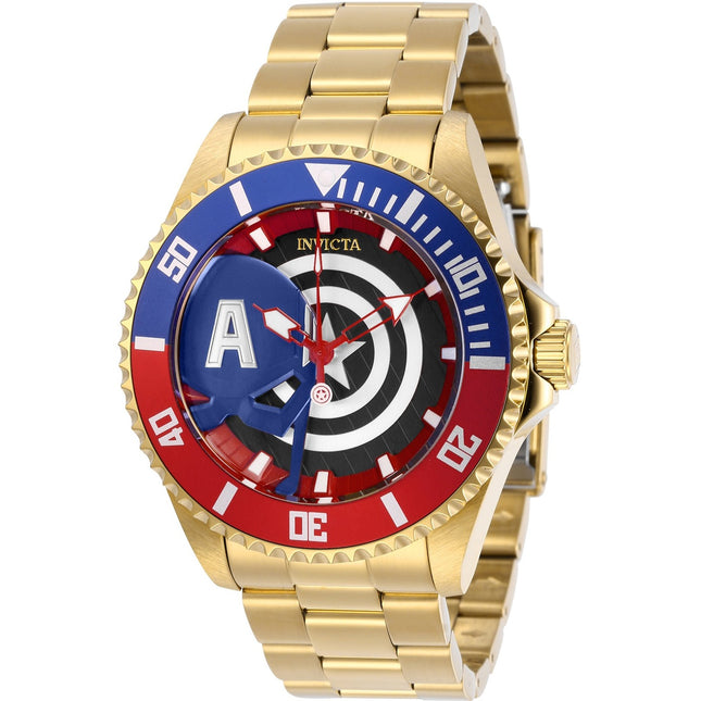 Invicta Marvel - Captain America 29681 Men's Quartz Watch - 44mm