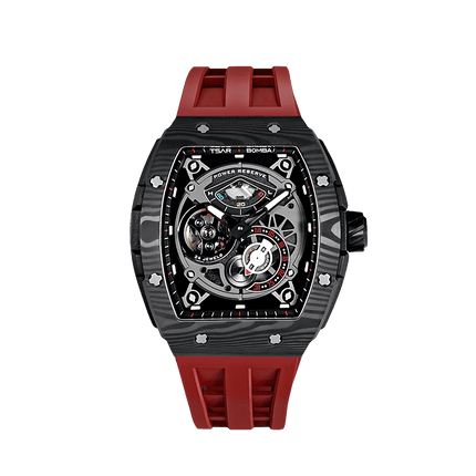 TSAR BOMBA Elemental-Carbon Fiber Automatic Watch TB8210CF