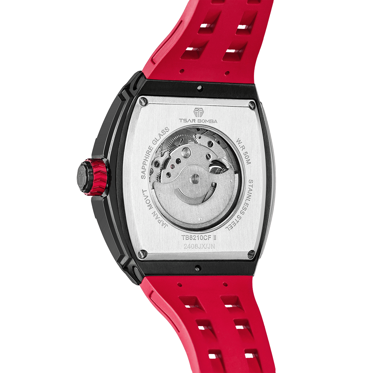 TSAR BOMBA Elemental-Carbon Fiber Automatic Watch TB8210CF