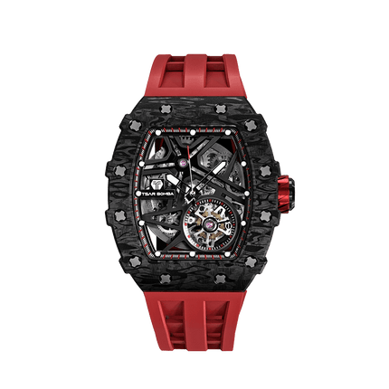 TSAR BOMBA Elemental-Carbon Fiber Automatic Watch TB8209CF