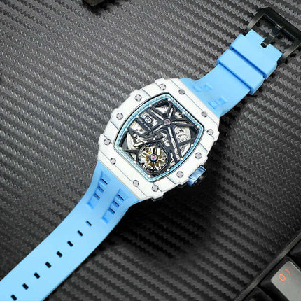 TSAR BOMBA Elemental-Carbon Fiber Automatic Watch TB8209CF