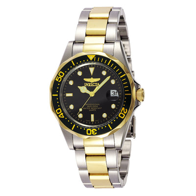 INVICTA Men's Pro Diver 38mm Watch Two Tone/Black