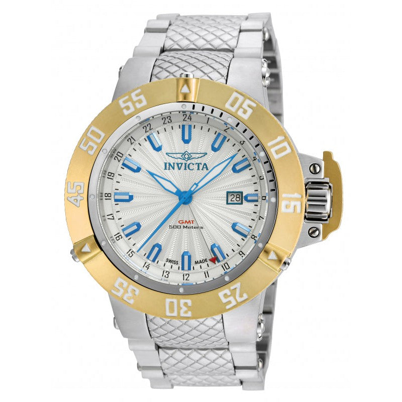 INVICTA Men's SUBAQUA Elite 50mm Silver / Gold Watch