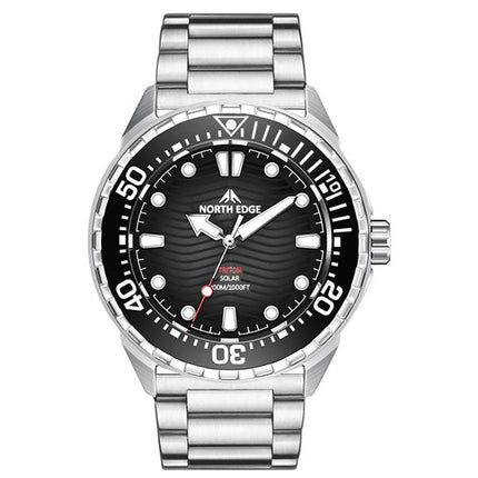 NORTH EDGE Tactical TRITON Solar 300m Waterproof Diving Watch