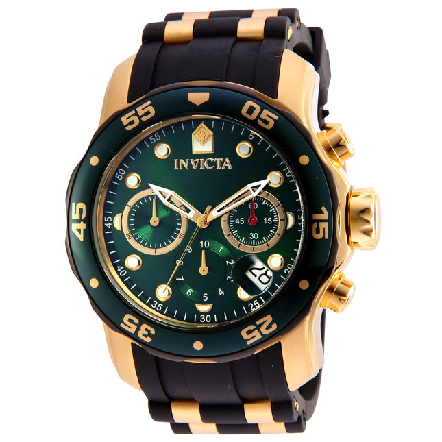 INVICTA Men's Pro Diver Colossus Chronograph 48mm Gold / Green Watch