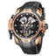 Reef Tiger Luxury Men's Aurora Concept Rose Gold Military Automatic Sport Watch - Rubber image