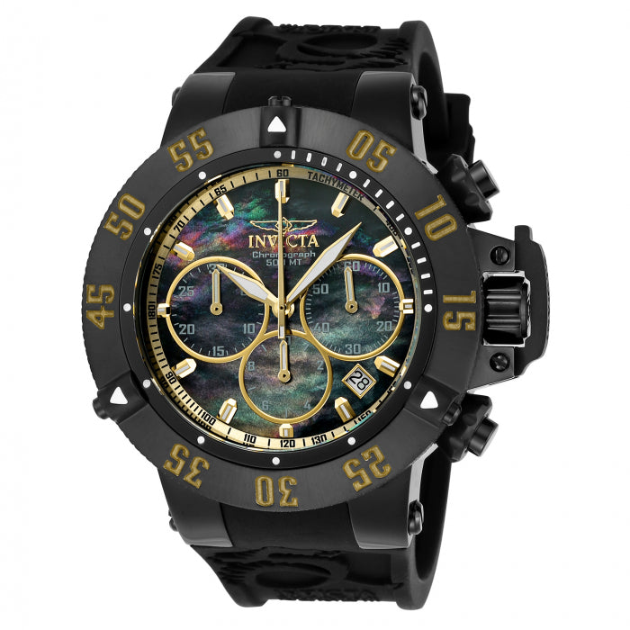 INVICTA Men's SUBAQUA NOMA III 50mm Chronograph Black / Gold 500m Watch