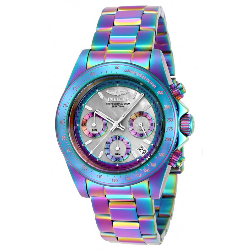 INVICTA Men's Speedway 40mm Oyster Iridescent Edition Watch