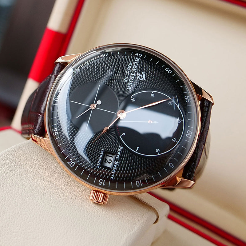 Reef Tiger Men's Seattle Navy 1 Series Automatic Watch image 5