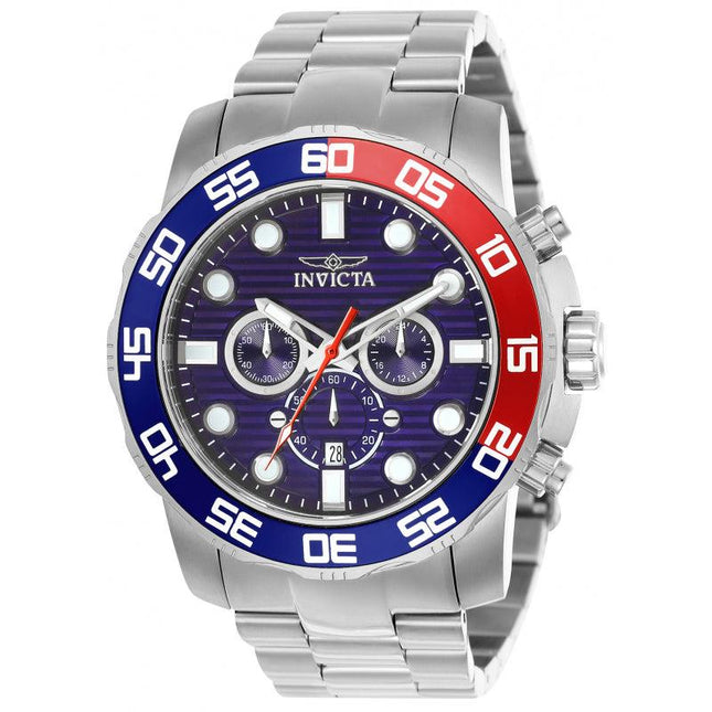 INVICTA Men's Pro Diver Colossus 50mm Steel Watch Pepsi