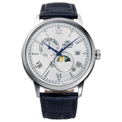 ORIENT Men's Bambino Moonphase Automatic Classic Watch RA-AK0802S image 0