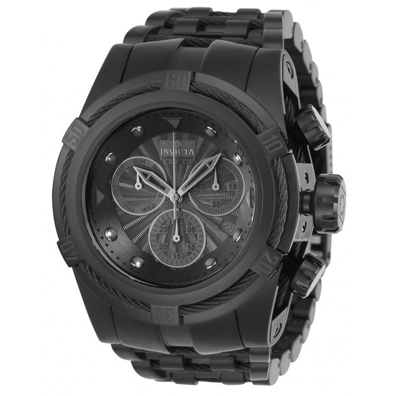 INVICTA Men's Bolt 53mm Chronograph Steel Black Edition Watch