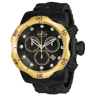 INVICTA Men's Venom Chronograph 1000m Black Edition / Gold 54mm Watch