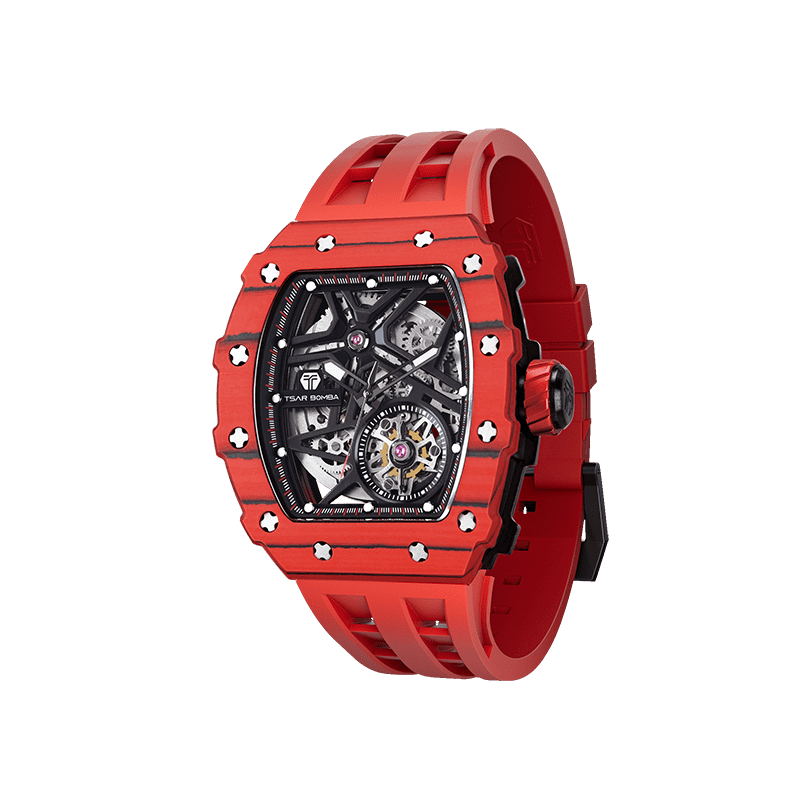 TSAR BOMBA Elemental-Carbon Fiber Automatic Watch TB8209CF
