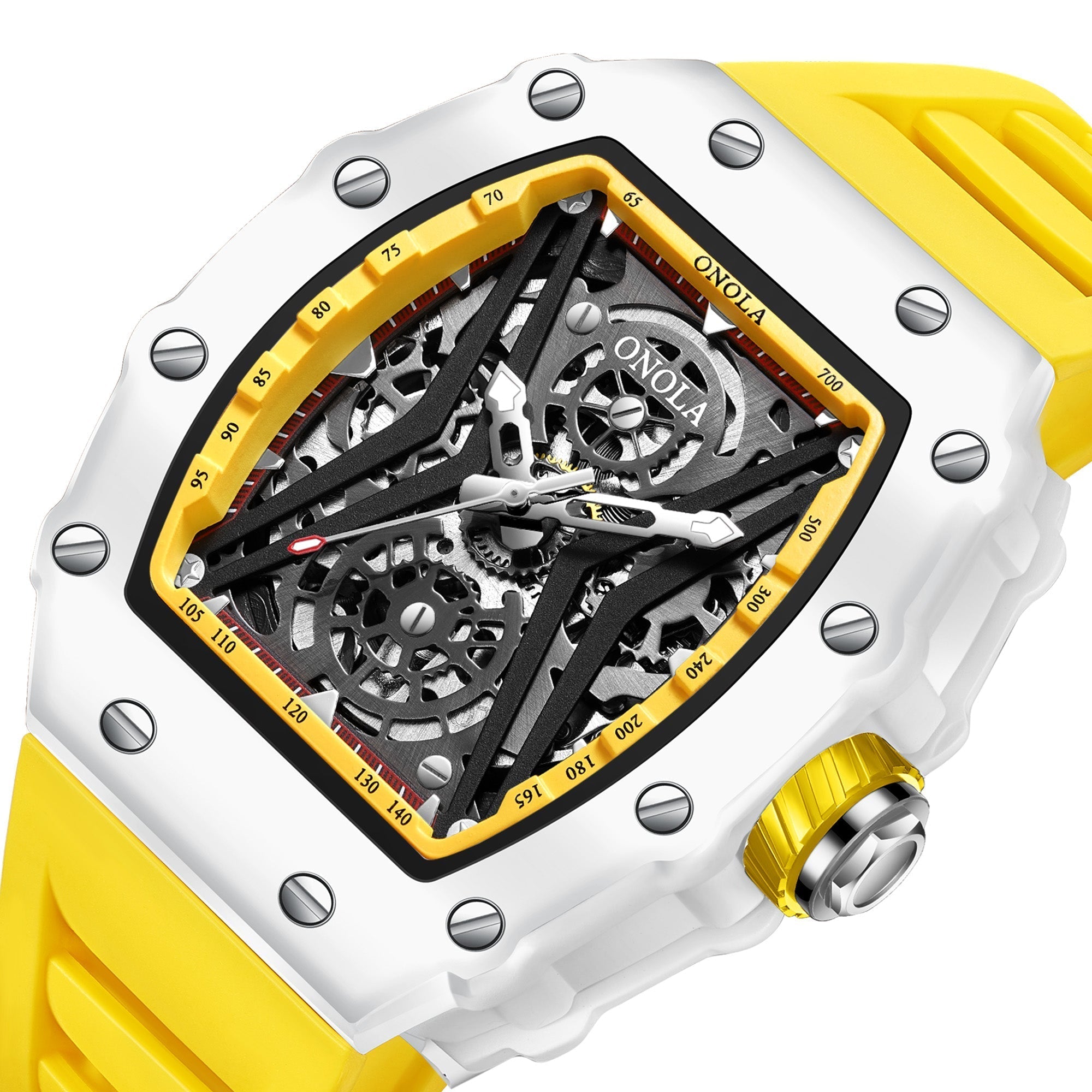 ONOLA Rhythm Automatic Mechanical Watch MILK image 9