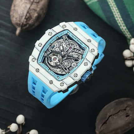 TSAR BOMBA Elemental-Carbon Fiber Automatic Watch TB8208CF