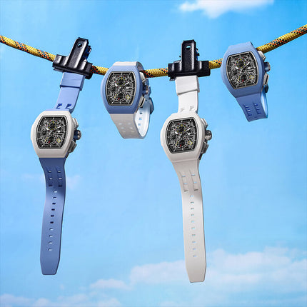 TSAR BOMBA Interchangeable Calendar Watch TB8214 Twin Set