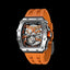 TSAR BOMBA Men's Automatic Watch TB8208A-08 Silver / Orange