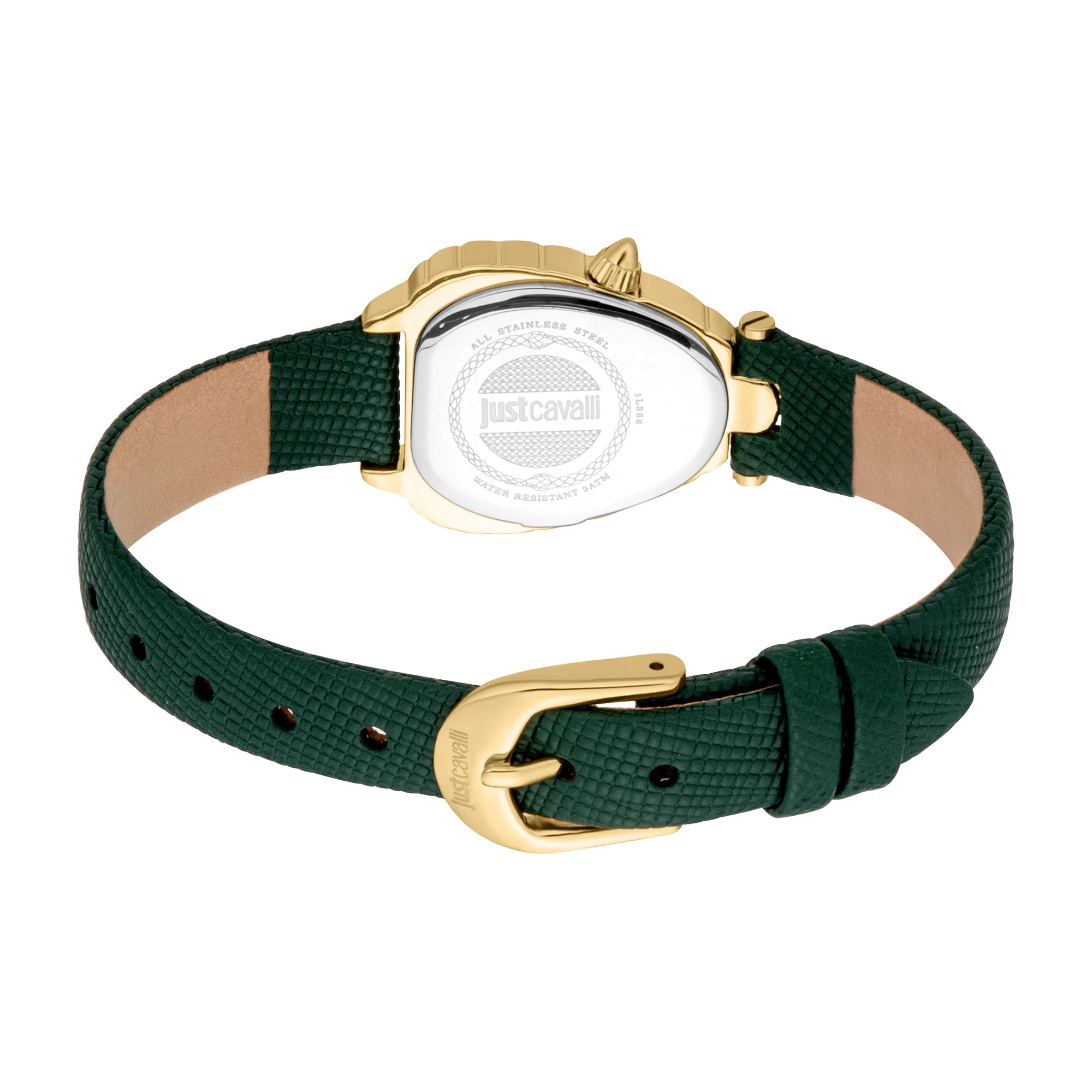 Just Cavalli Animalier Perla Leather Green YG image 1