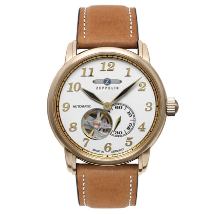 ZEPPELIN Men's LZ127 Graf Zeppelin Automatic Open Heart Watch 76641 image 0
