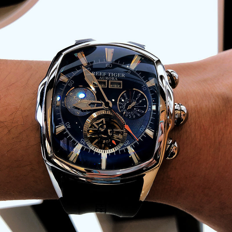 Reef Tiger Men's Aurora Tank II Sports Automatic Watch image 4