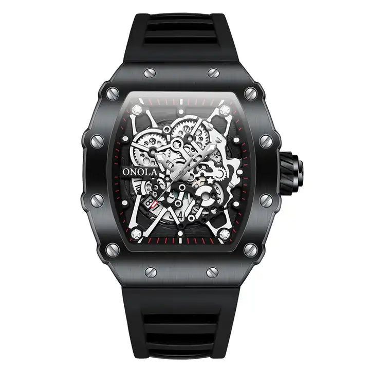 ONOLA Freak Show Quartz Watch - Black / Black image