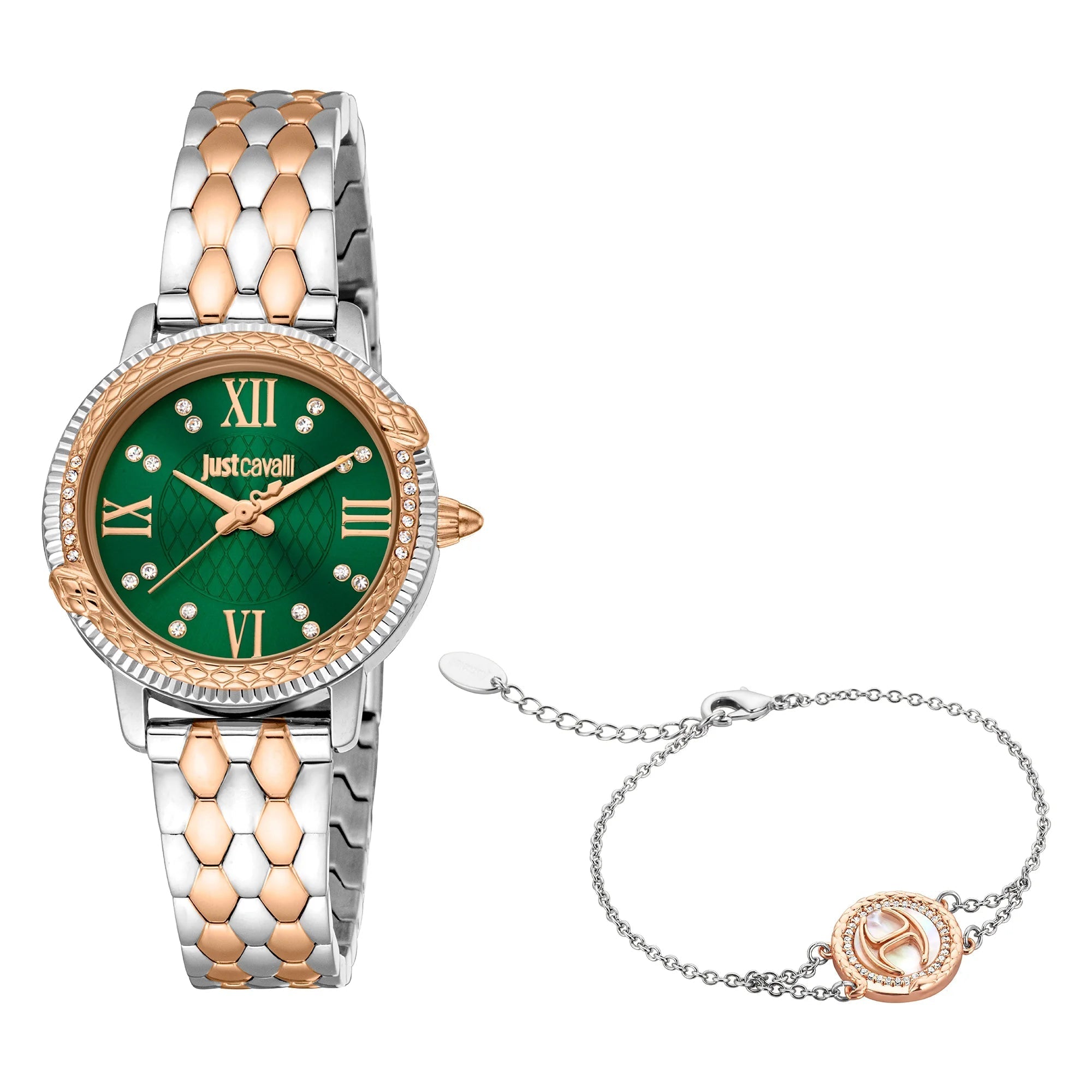 Just Cavalli SET Viperized Two Tones RG Bottle Green image 0