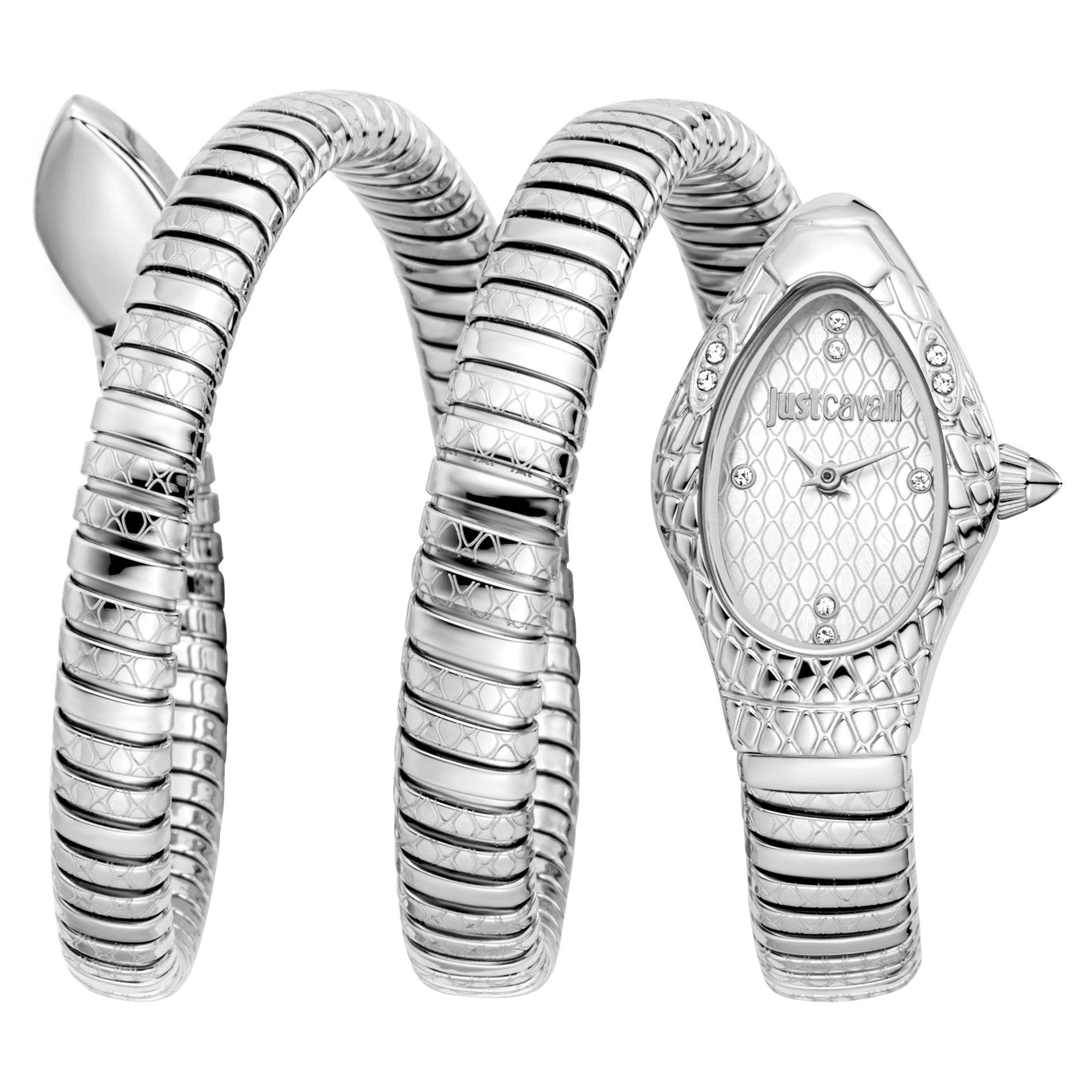 Just Cavalli Signature Snake Aurela Silver image 0