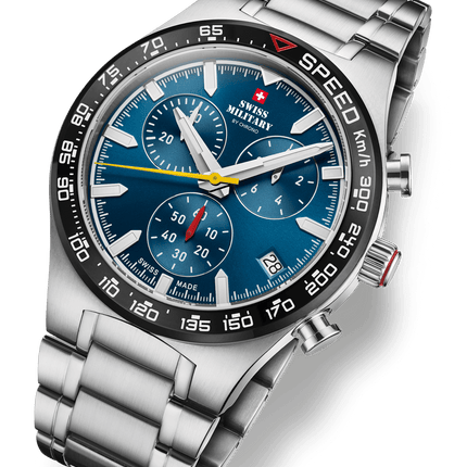 Swiss Military Speed Chronograph Watch – Blue Steel | SM34115.02 image 3