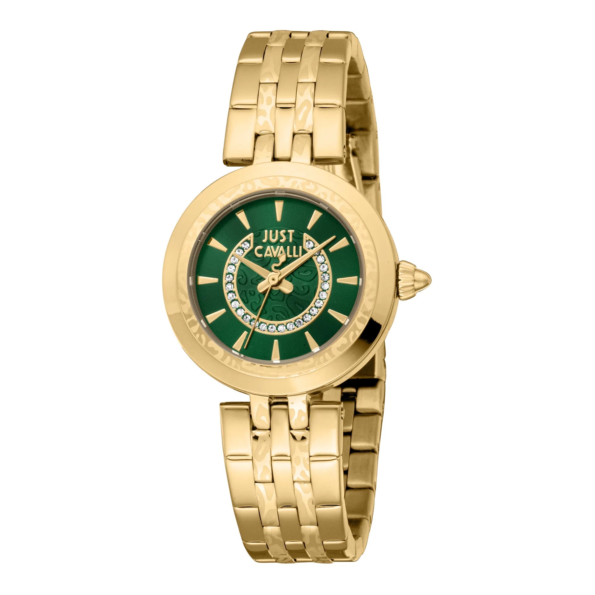 Just Cavalli Animalier Preziosa Yellow Gold Bottle Green image 0