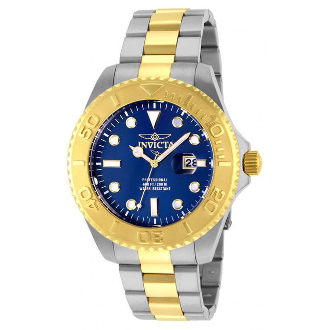 INVICTA Men's Pro Diver 47mm Oyster Bracelet Watch Two Tone/Maldives Blue
