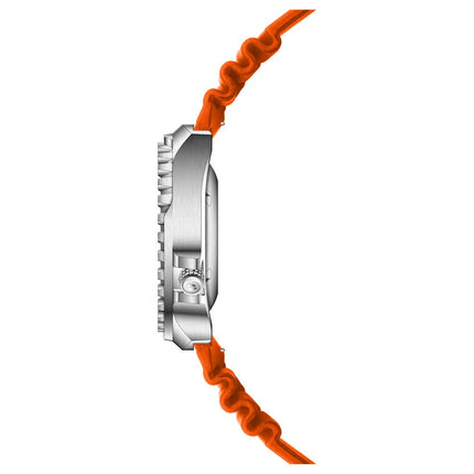 RIEDENSCHILD PRECISION INSRUMENTS GERMANY Divers Taucheruhr 1000m Helium Valve Watch Orange image 3