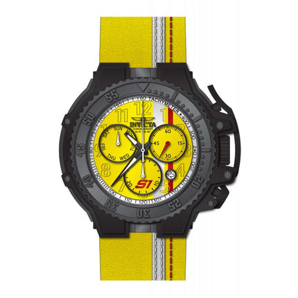INVICTA Men's S1 Rally Race Team 58mm Black / Yellow Chronograph Watch