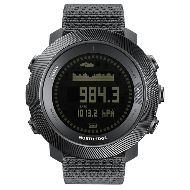 NORTH EDGE Tactical APACHE-D Freediving Computer Watch Compass Altimeter Barometer Safety Stop Reminder 200 Diving Log World Time 10ATM Waterproof