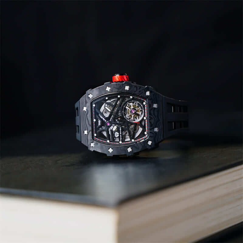 TSAR BOMBA Elemental-Carbon Fiber Automatic Watch TB8209CF