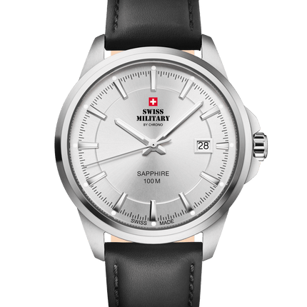 Swiss Military SM34104.09 – Classic Steel Watch for Men image 0