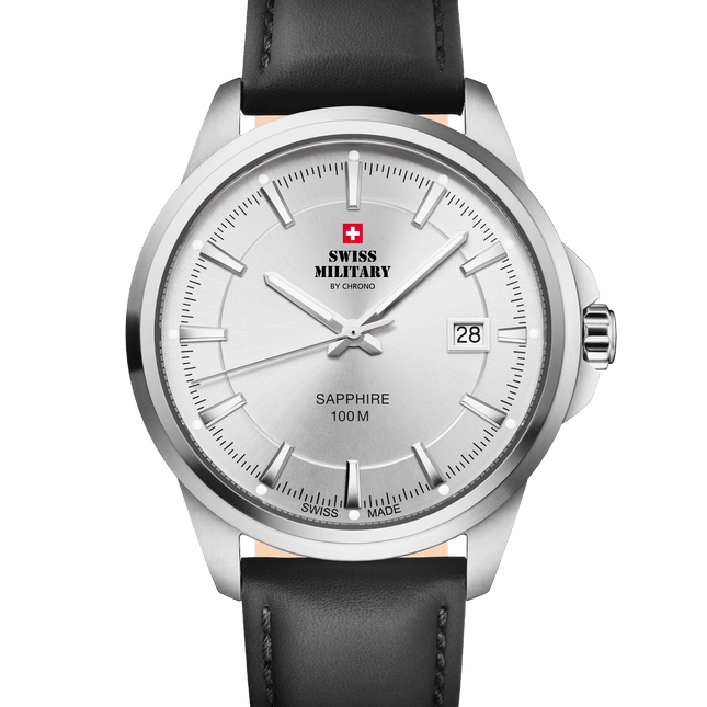 Swiss Military SM34104.09 – Classic Steel Watch for Men image 0